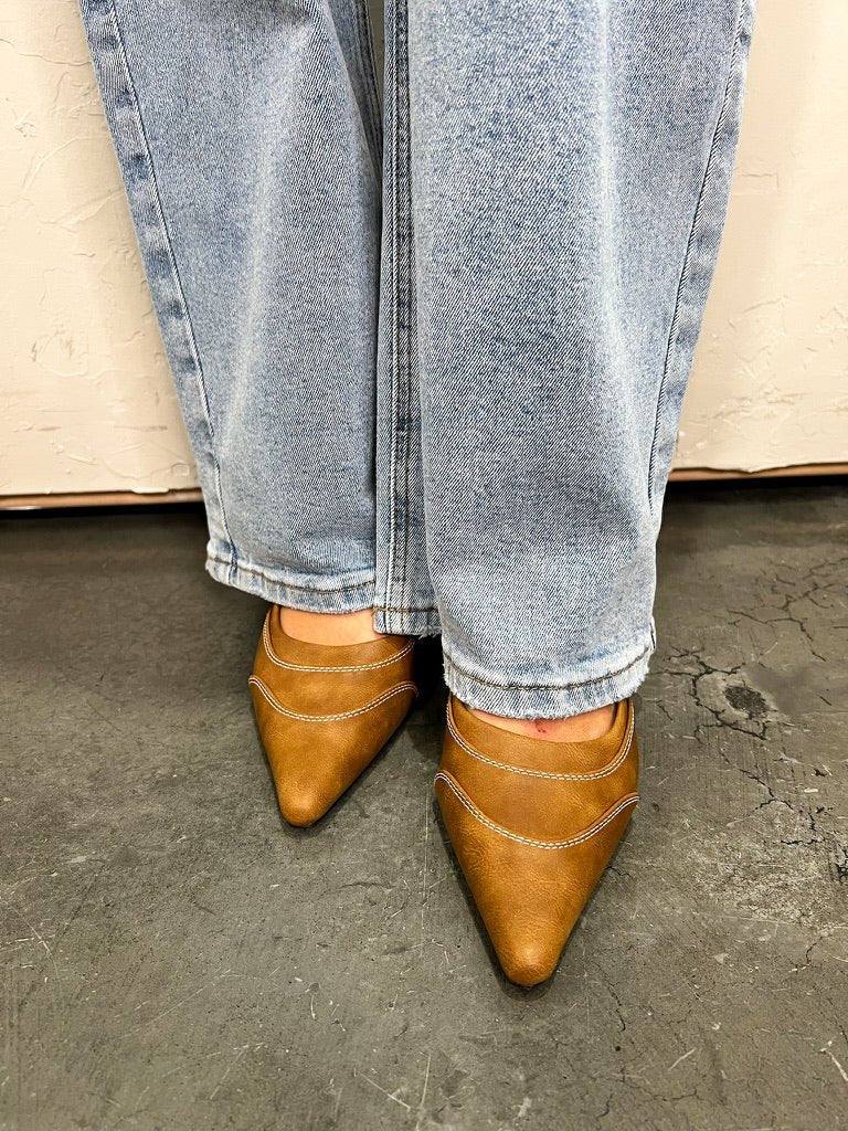 Trinee Slingback Pump - Camel - Revel Boutique