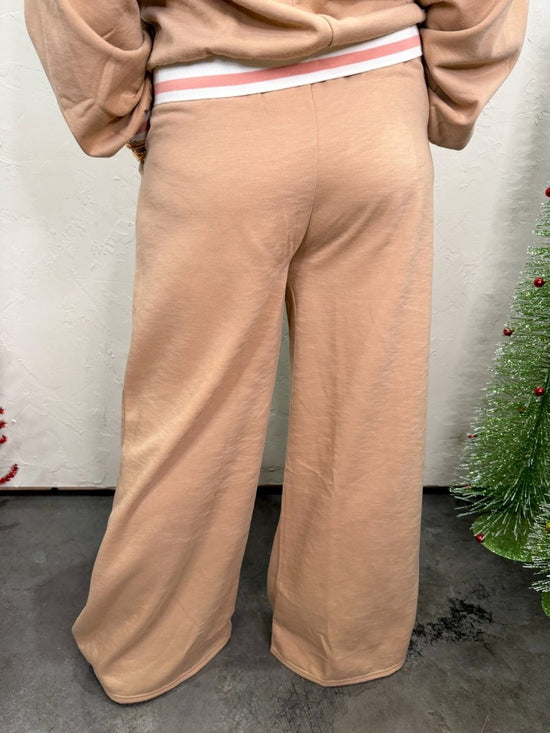 Varsity Lounge Set - Mocha - Revel Boutique