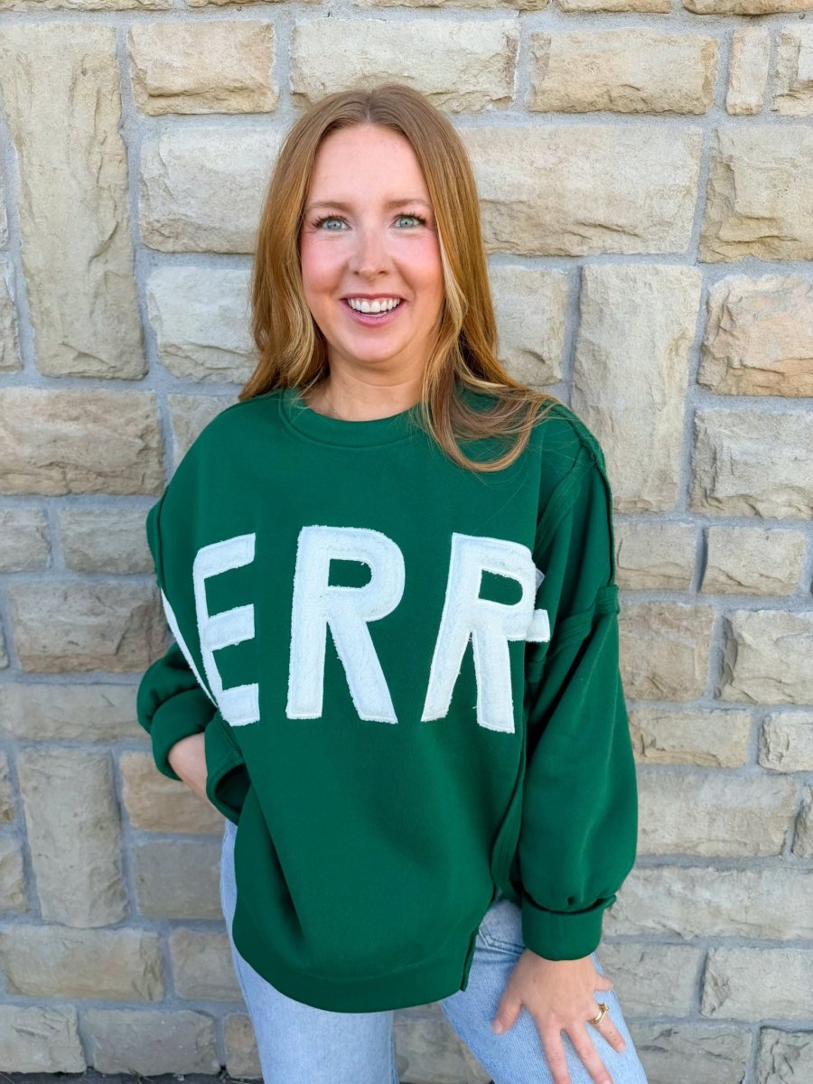 Very Merry Tunic - Green - Revel Boutique