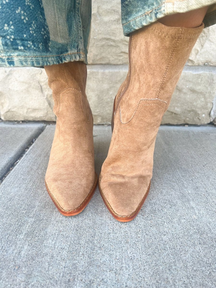 Vienna Ankle Boot - Latte - Revel Boutique