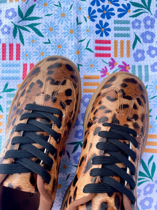 Load image into Gallery viewer, Wilding Sneaker - Leopard/Gold - Revel Boutique
