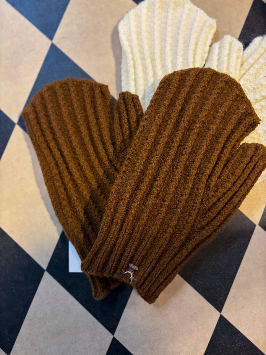 Winter Warm Mitten - Coffee - Revel Boutique