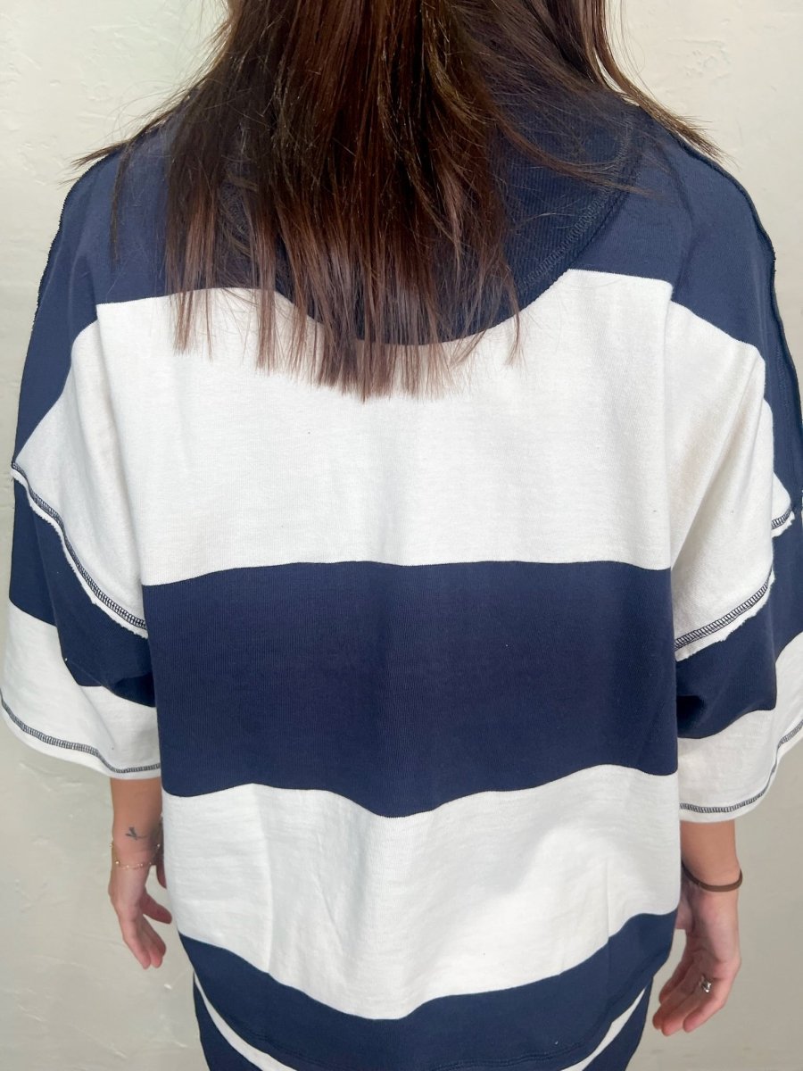 Yacht Party Zip Up - Revel Boutique
