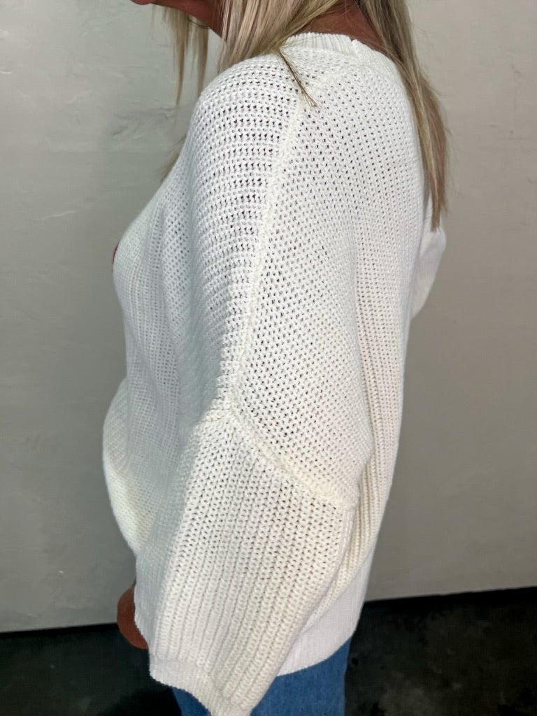 You're My Lobster Sweater - Ivory - Revel Boutique