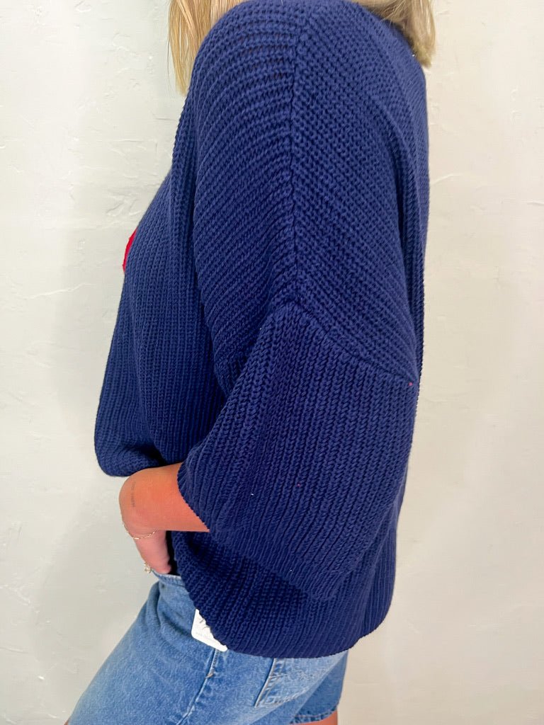 You're My Lobster Sweater - Navy - Revel Boutique