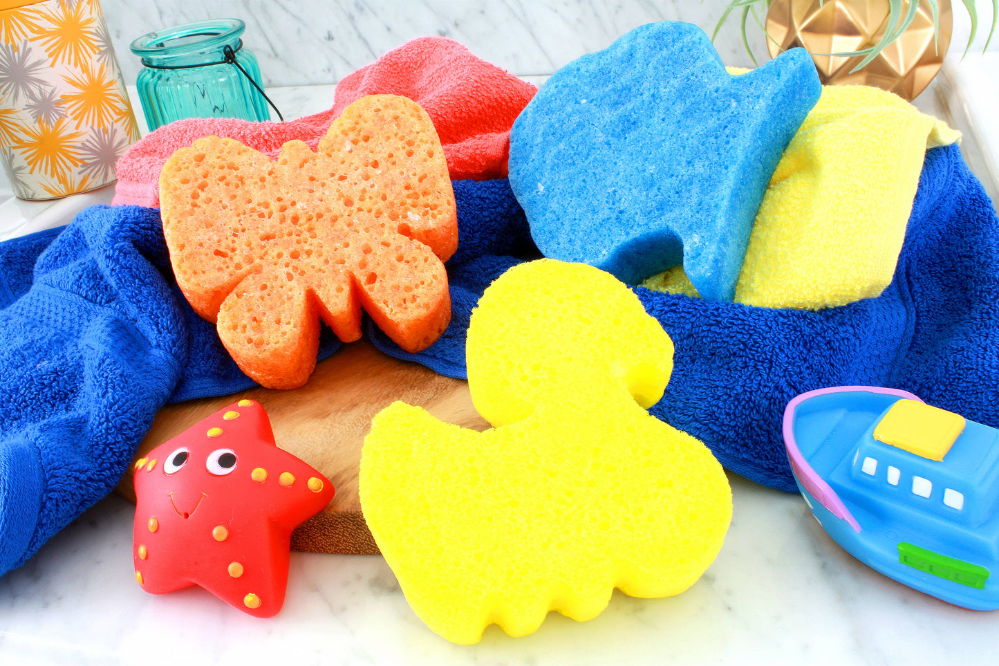 Spongelle Kids Animal Sponges