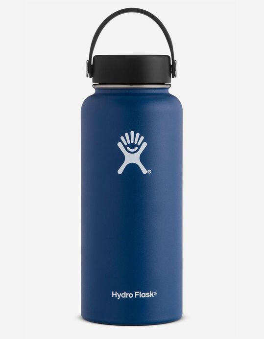 Hydro Flask Water Bottle - Wide Mouth Straw Lid 2.0 - 40 oz, Spearmint