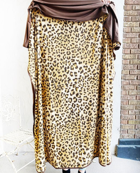 Artisan PM: Adult Swaddle Blanket - Leopard II