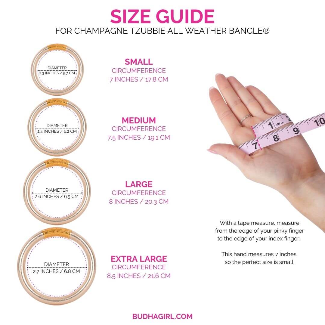 Budhagirl: Tzubbie All Weather Bangle - Champagne - Revel Boutique