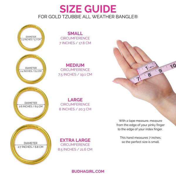 Budhagirl: Tzubbie All Weather Bangle - Gold - Revel Boutique