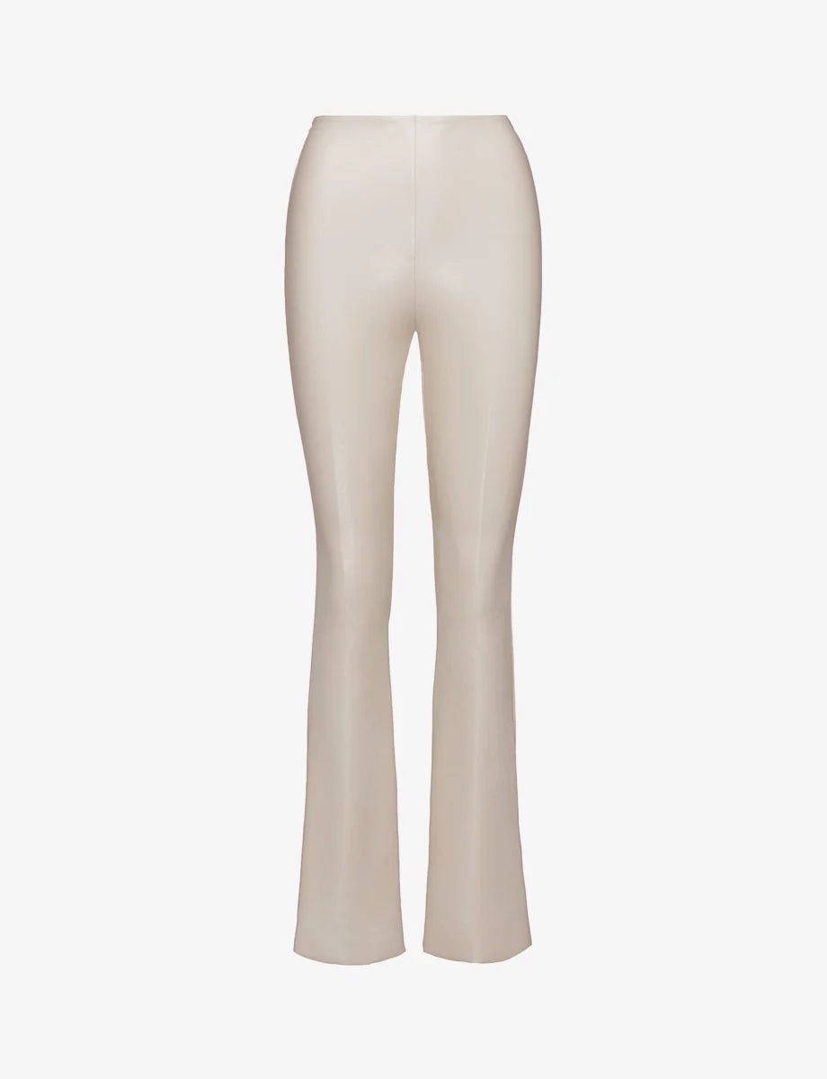Commando: Faux Leather Flare Legging - Sand - Revel Boutique