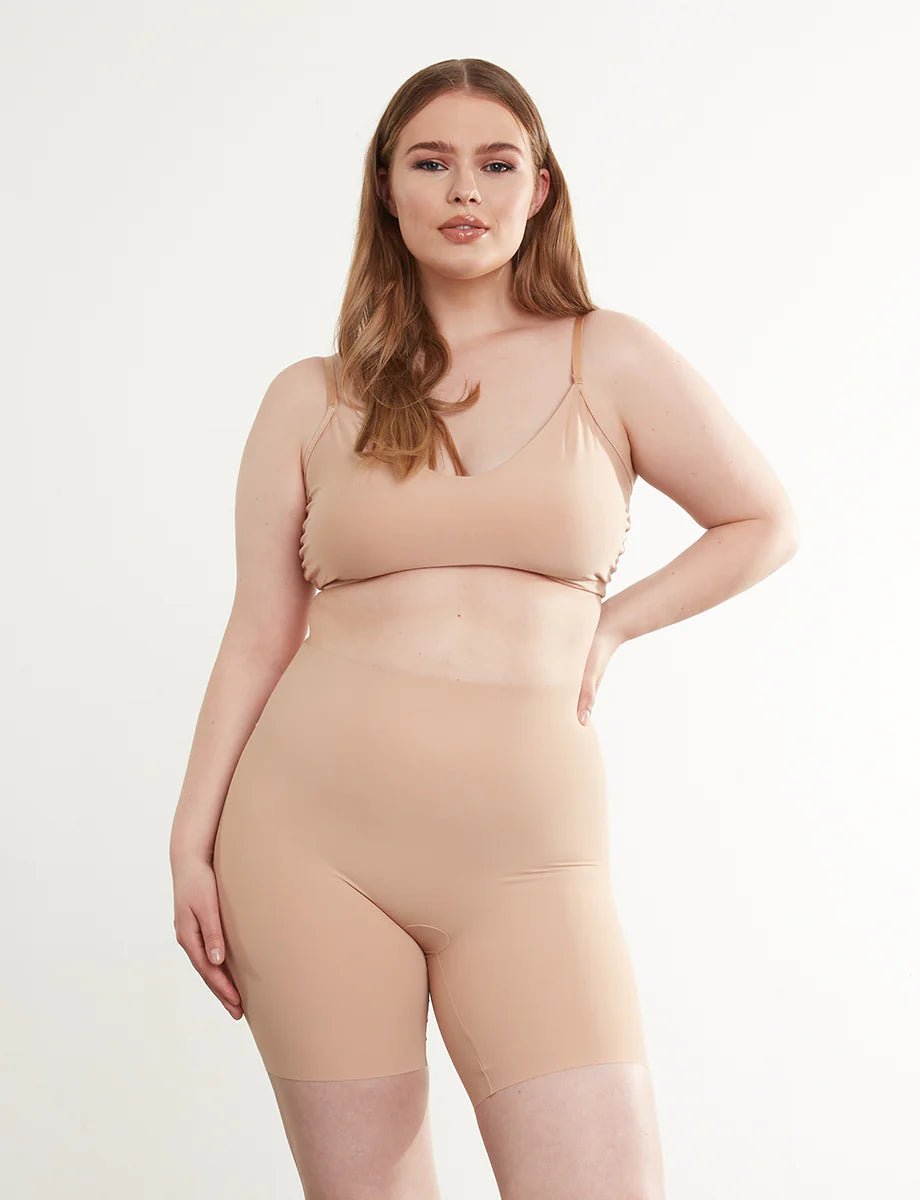 Commando: Zone Smoothing Short - Beige - Revel Boutique