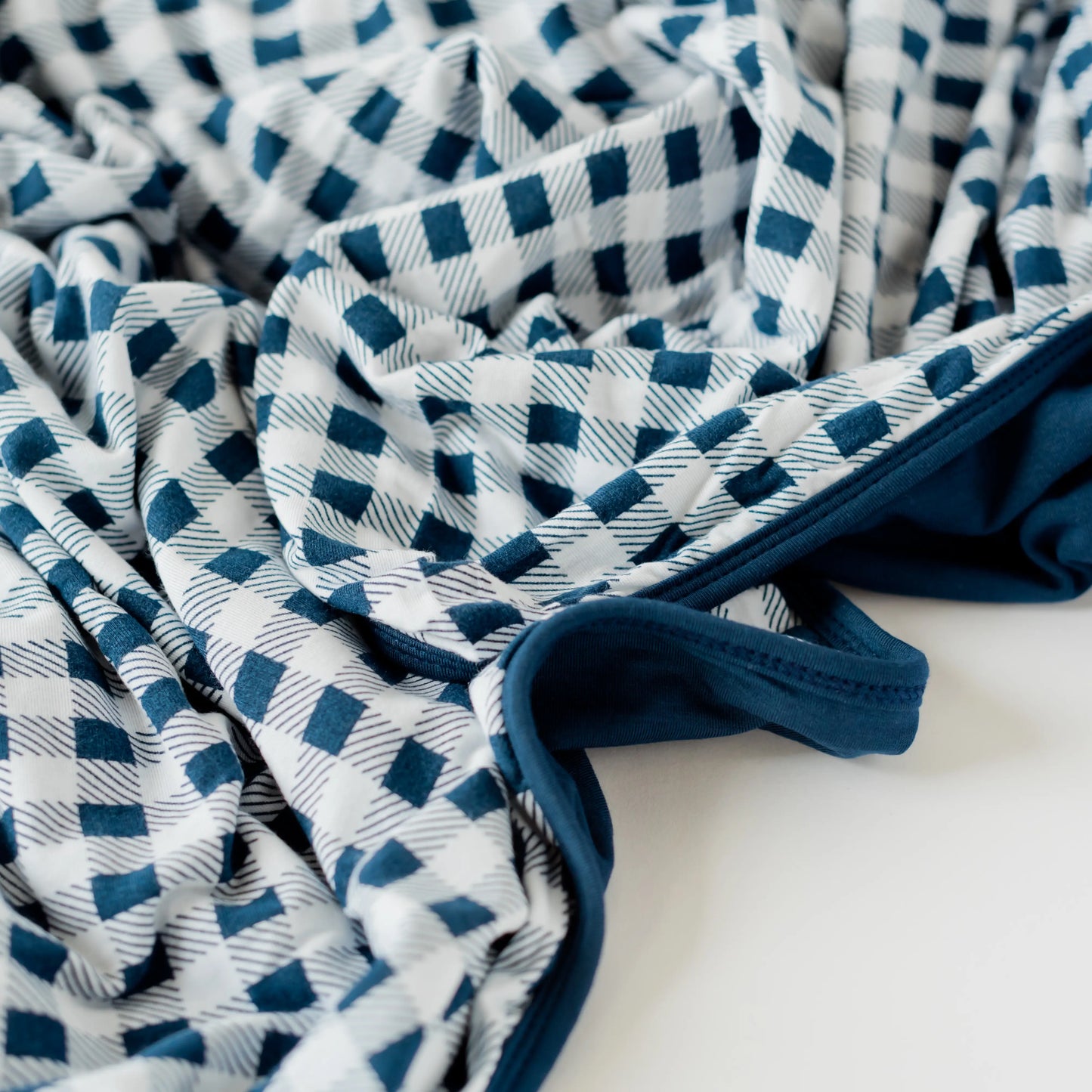 Load image into Gallery viewer, Artisan PM: Adult Swaddle Blanket - Gingham
