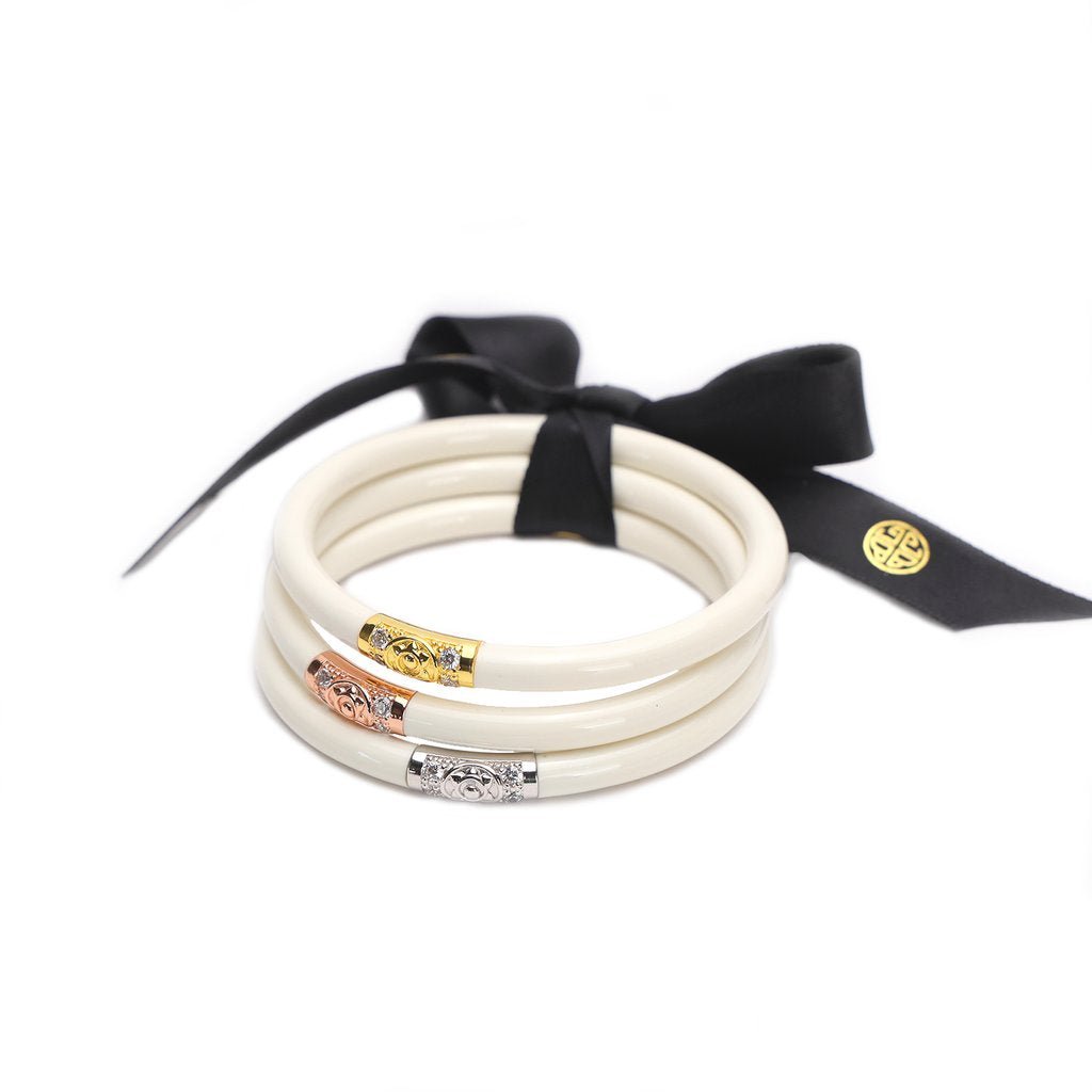 Ivory Three Kings BuDhaGirl Bangles - Revel Boutique
