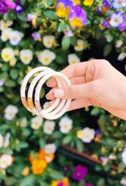 Ivory Three Kings BuDhaGirl Bangles - Revel Boutique